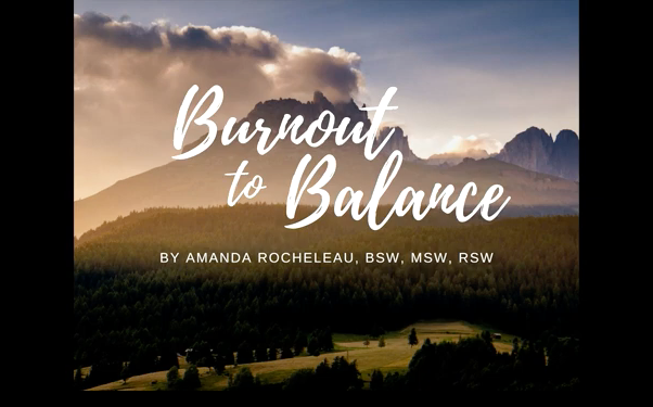 Burnout to Balance video