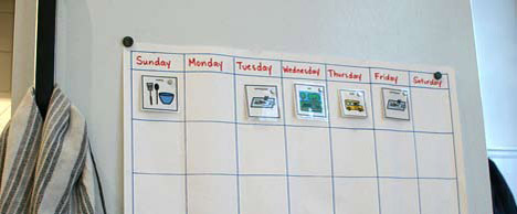 photo of activity calendar