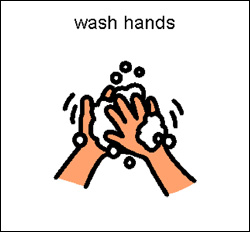 step 3 wash hands