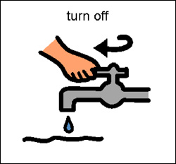step 4 turn off water