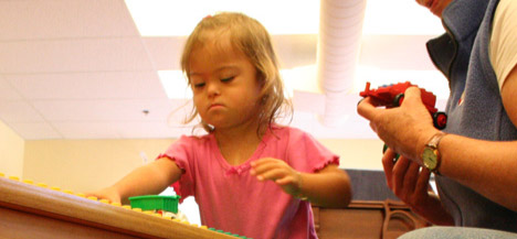 photo of child playing