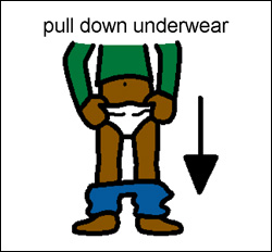 pull down pants clipart - Clip Art Library